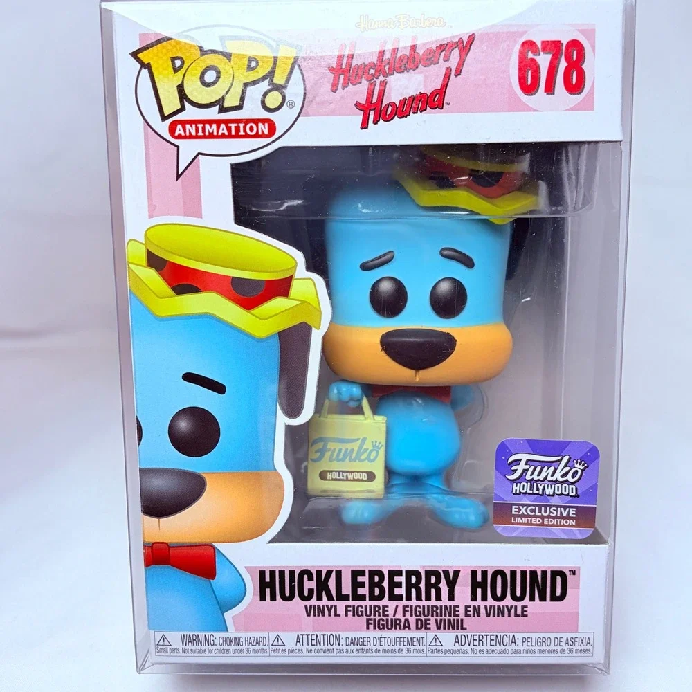 Funko‎ Pop Animation Huckleberry Hound 678 Blue Hollywood Exclusive Vinyl Figure